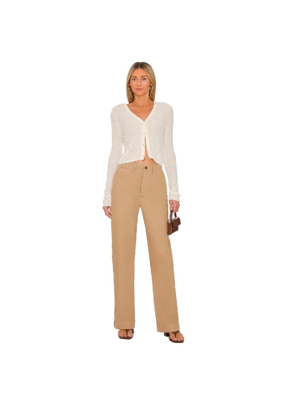 Re/Done 90s Loose Trouser in Khaki